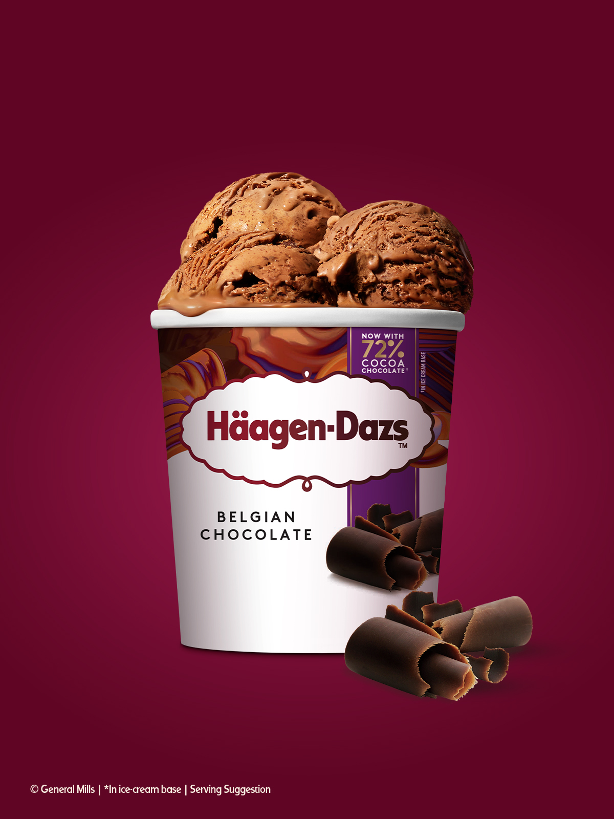 Belgian chocolate now with 72 cocoa